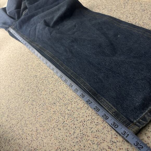 Carhartt Men’s Denim Jeans Pants No Size Tag Work Blue Wear - Picture 8 of 8